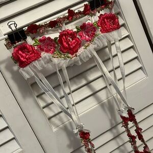 For Love & Lemons floral garter belt. Size XXS.